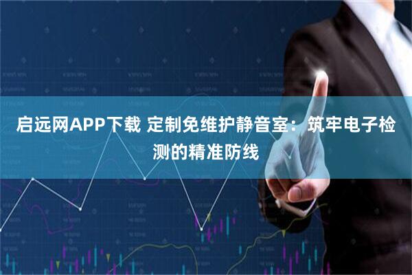 启远网APP下载 定制免维护静音室：筑牢电子检测的精准防线