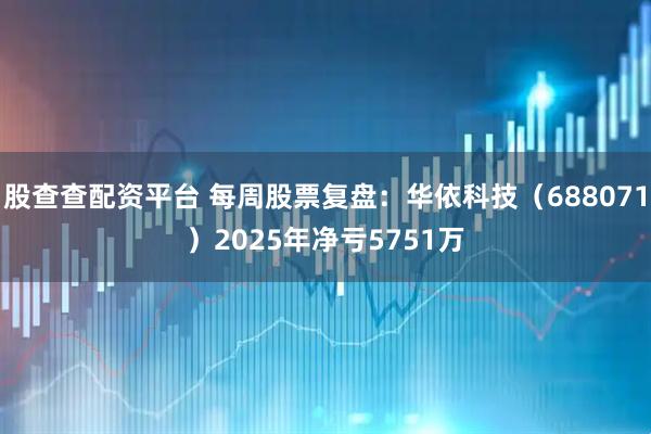 股查查配资平台 每周股票复盘：华依科技（688071）2025年净亏5751万